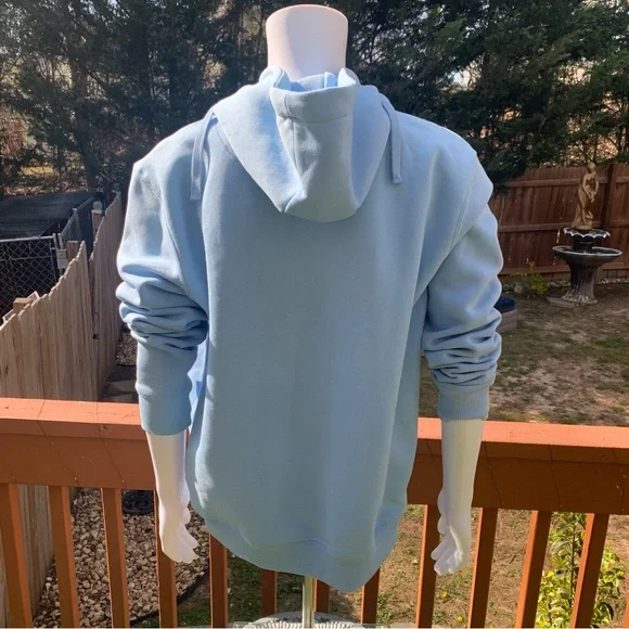 Karl Kani Signature Essential Pullover Hoodie | M | Light Blue NEW!! - Picture 4 of 14